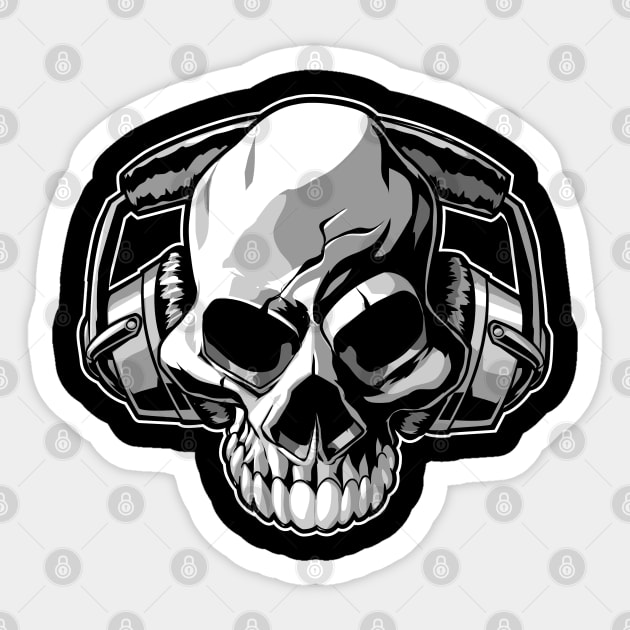 Skull music Sticker by Styleuniversal